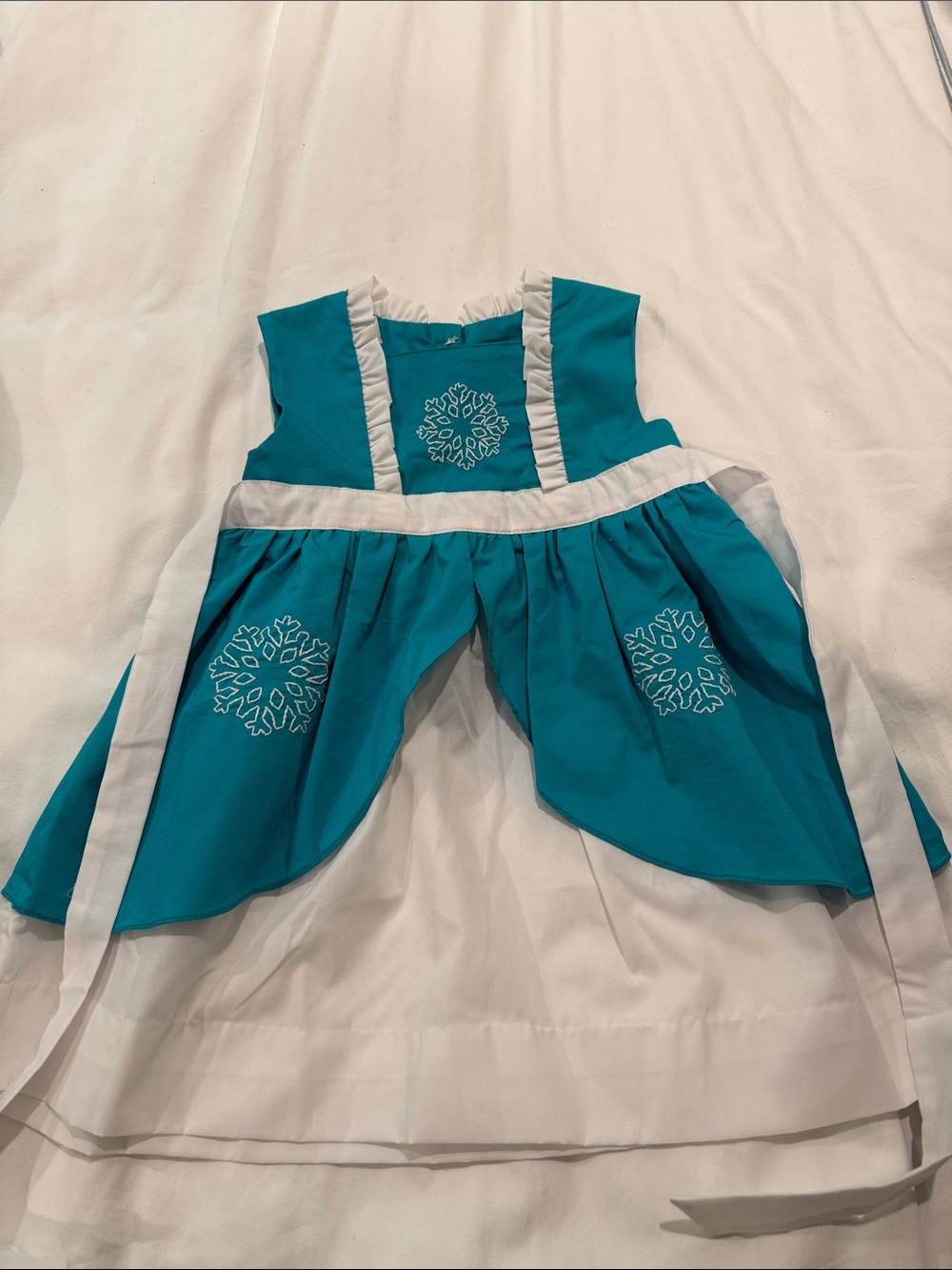 Elsa Pleats & Stitches Snowflake Dress